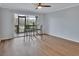 Small dining area with water views, sliding doors to balcony at 2329 River Ridge Rd # 13, Deland, FL 32720