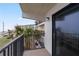 Condo balcony overlooking parking lot and ocean at 2700 Ocean Shore Blvd # 317, Ormond Beach, FL 32176