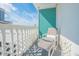 Relaxing balcony with seating and ocean view at 2800 N Atlantic Ave # 212, Daytona Beach, FL 32118