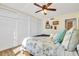 Bedroom with large closet and comfortable bed at 2800 N Atlantic Ave # 212, Daytona Beach, FL 32118