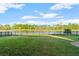 Serene backyard with lush lawn and a lake view at 588 Mosaic Blvd, Daytona Beach, FL 32124