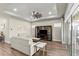 Spacious living room with vaulted ceilings and comfortable seating at 588 Mosaic Blvd, Daytona Beach, FL 32124