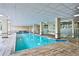 Relaxing indoor pool and hot tub area at 3 Oceans West Blvd # 4A5, Daytona Beach Shores, FL 32118