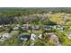 Aerial view of a residential neighborhood with houses and lush green surroundings at 3398 Somerset Ave, Deltona, FL 32738