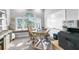 Home office with built-in window seat and desk at 3765 John Anderson Dr, Ormond Beach, FL 32176