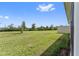 Spacious backyard with grassy area and privacy fence at 2541 Yellow Brick Rd, Saint Cloud, FL 34772