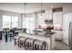 Modern kitchen with stainless steel appliances and granite countertops at 5769 Anders Way, St Cloud, FL 34771