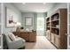 Bright home office features built-in shelving and window seat at 5769 Anders Way, St Cloud, FL 34771