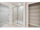 Bathroom with walk-in shower and closet at 6923 Five Oaks Dr, St Cloud, FL 34773