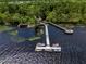 Lake access with docks and boats at 6923 Five Oaks Dr, St Cloud, FL 34773