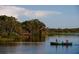 Gathering canoeing on a serene lake surrounded by lush greenery at 6923 Five Oaks Dr, St Cloud, FL 34773