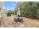 Relaxing backyard with patio set under an umbrella at 42 Dogwood Drive Crse, Ocala, FL 34472