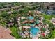 Expansive community pool area with lush landscaping at 216 Calabria Ave, Davenport, FL 33897