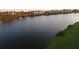 Stunning aerial view of the lake and surrounding community at 5631 Superior Dr, Lakeland, FL 33805