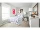 Charming bedroom with a twin-size bed and llama themed decor at 1661 Laia Rd, Haines City, FL 33844