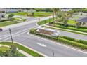 Lake Lucerne community entrance sign with landscaping at 411 Sunfish Dr, Winter Haven, FL 33881