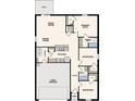 Three bedroom, two bath home with a two-car garage and open floor plan at 401 Baltic Ct, Poinciana, FL 34759