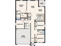 Open floor plan includes four bedrooms, two baths, and a combined living, kitchen, and dining area at 1652 Fort Smith Blvd, Deltona, FL 32725
