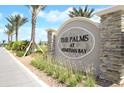 The Palms at Venetian Bay community entrance at 237 Venetian Palms Blvd, New Smyrna Beach, FL 32168