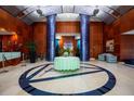 Elegant building lobby with high ceilings and comfortable seating at 231 Riverside Dr # 1904, Daytona Beach, FL 32117