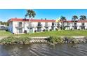 Exterior view of waterfront villas at Ocean Palm Villas South at 53 Ocean Palm Villa S # 53, Flagler Beach, FL 32136
