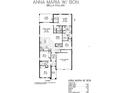 Anna Maria floor plan; 5 bedrooms, 3 bathrooms, bonus room at 14205 Lanyard Way, Winter Garden, FL 34787