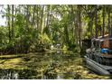 Peaceful canal view with boats docked at 11901 Cypress Ln, Clermont, FL 34711