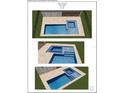 Multi-view of a rectangular pool with a spa at 15607 Vetta Dr, Montverde, FL 34756