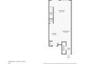 First floor plan with living room, kitchen and bathroom at 1496 Mirabella Cir, Davenport, FL 33897