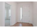 Bright and spacious entryway with wood-look flooring and access to other rooms at 5085 Grand Teton Ct, Deland, FL 32724