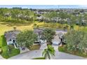 Community view showing houses with garages and surrounding trees at 360 Tupelo Cir, Davenport, FL 33897