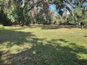 Large grassy backyard, perfect for outdoor activities and relaxation at 605 Shiloh St, Fruitland Park, FL 34731