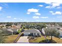 Property boundary shown in aerial view at 2514 Raintree Dr, The Villages, FL 32162