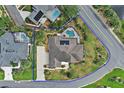Property lot overview showing house, pool, and landscaping at 2126 Lake Ridge Dr, The Villages, FL 32162