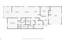 One-story house floor plan, 2 bedrooms, 2 bathrooms, lanai, garage at 893 Parrish Pl, The Villages, FL 32163