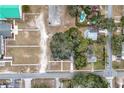 Aerial view showing home's location and neighborhood at 1801 Vine St, Leesburg, FL 34748