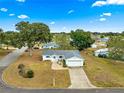 Single-story house with a large yard and a two-car garage at 17925 Se 100Th Ter, Summerfield, FL 34491