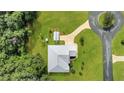 Top-down view of a single-story house with a large backyard at 4559 Highcrest Vw, Lady Lake, FL 32159