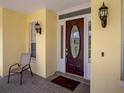 Inviting front porch with double door entry at 745 Square Lake E Dr, Bartow, FL 33830
