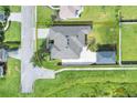 House with a large backyard and a detached garage at 4756 Acorn Dr, Mulberry, FL 33860