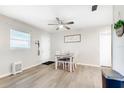 Cozy dining area with table and chairs, adjacent to entry at 5144 Washington St, Lake Wales, FL 33859