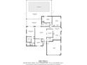 1760 sq ft floor plan featuring 3 bedrooms, 2 baths, living room, dining room, kitchen, and screened porch at 3817 Eric Ct, Lakeland, FL 33813