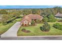 Bird's eye view of a house showcasing a large backyard and neighborhood at 3206 Heron Cv, Winter Haven, FL 33884