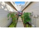 Private gated walkway leading to the townhome entrance at 3164 Stonewater Dr # 3164, Lakeland, FL 33803