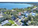House with a lake view and a backyard pool at 425 E Belmar St, Lakeland, FL 33803