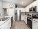 Spacious kitchen with stainless steel appliances at 1843 Daystar Dr, Haines City, FL 33844