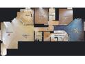 Condo floor plan includes primary bedroom, two additional bedrooms, and a kitchen at 5300 S Atlantic Ave # 9201, New Smyrna Beach, FL 32169