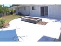 Backyard with pool, patio, and planter at 1846 Royal Palm Dr, Edgewater, FL 32141