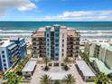 Oceanfront building, aerial view at 807 S Atlantic Ave # 302, New Smyrna Beach, FL 32169