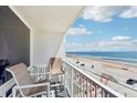 Relaxing balcony overlooking the ocean at 935 S Atlantic Ave # 517, Daytona Beach, FL 32118